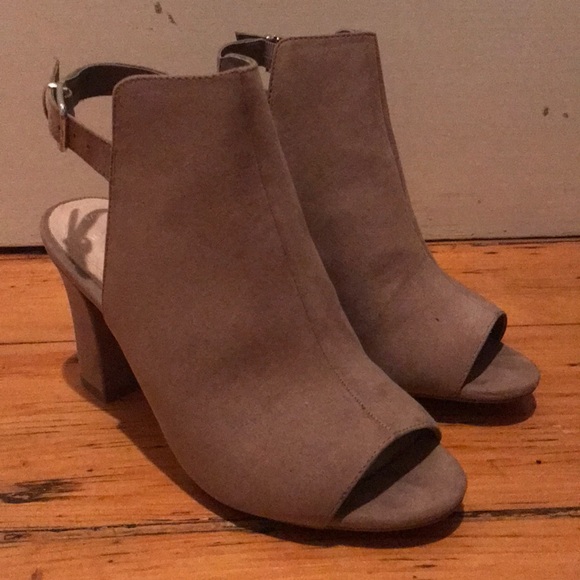 new look peep toe boots